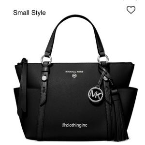 MK Black w/Silver Hardware Small Mini Tote, New w/Tag